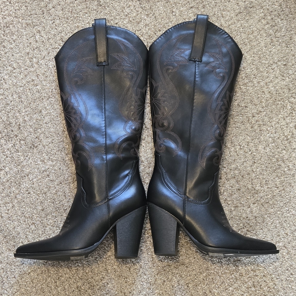 Forever 21 Heeled Cowboy Boots